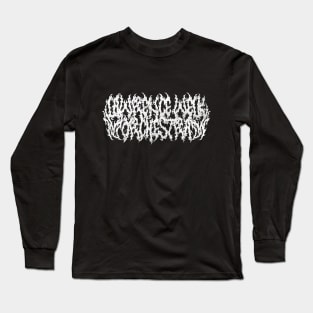 Lawrence Welk Orchestra black metal logo (white) Long Sleeve T-Shirt
